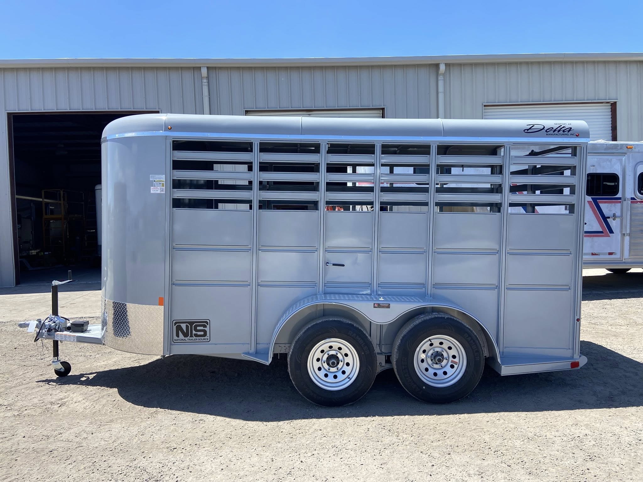 2026 Delta 14' Livestock Bumper Pull Trailer