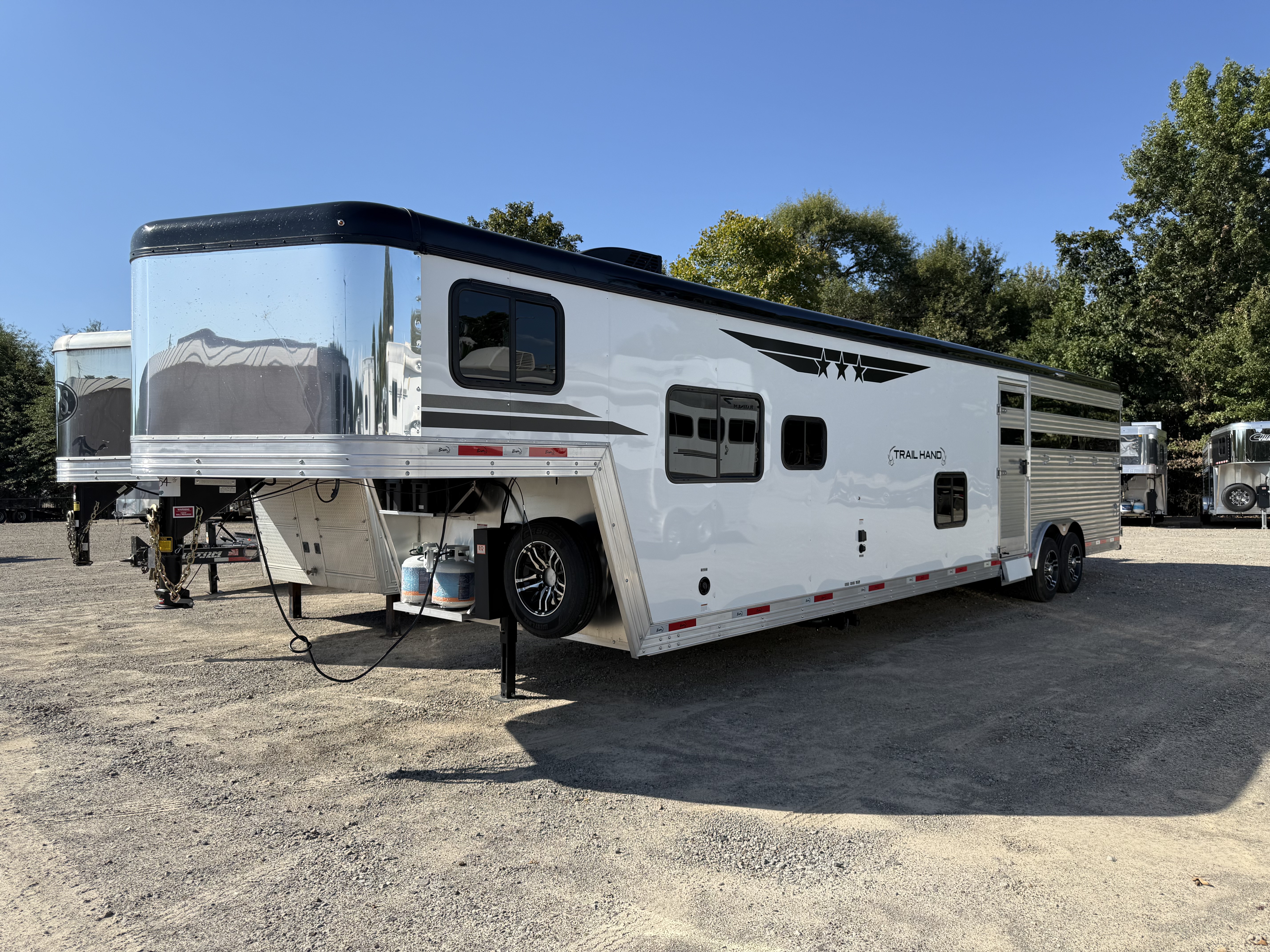 2027 Bison Trailhand 15' Livestock 9' Living Quarters