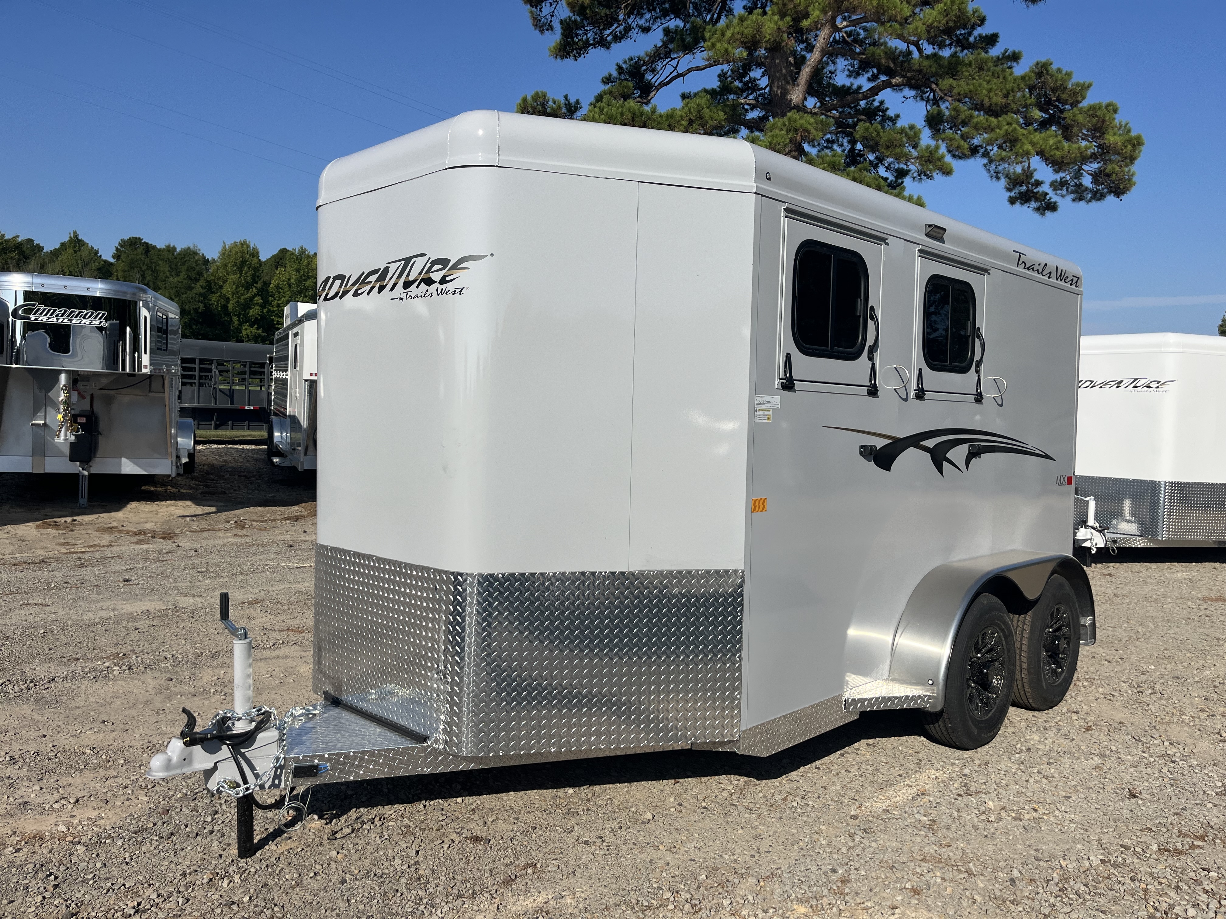 2027 Trails West 2 Horse Slant Load Bumper Pull Trailer