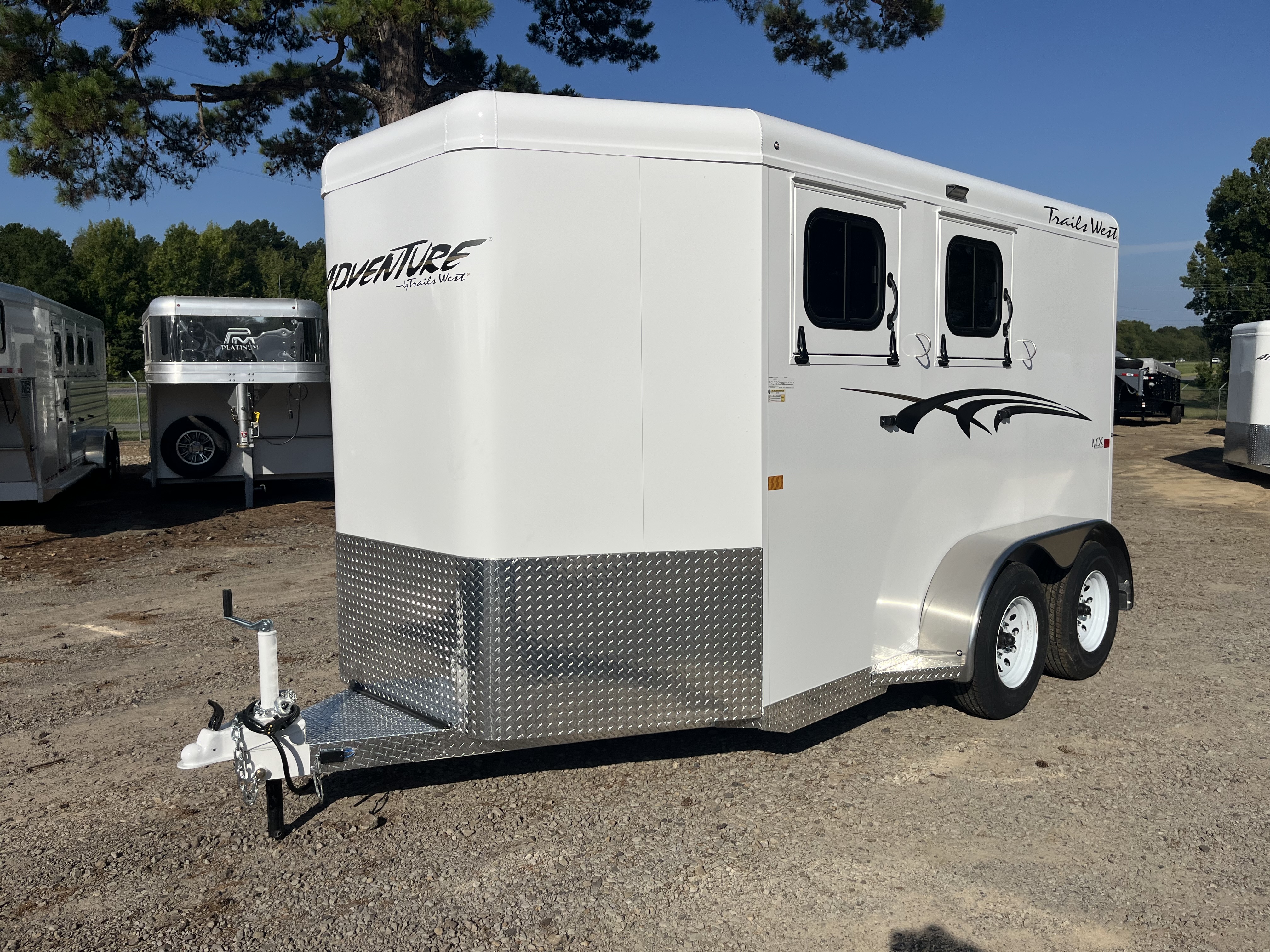 2027 Trails West 2 Horse Slant Load Bumper Pull Trailer